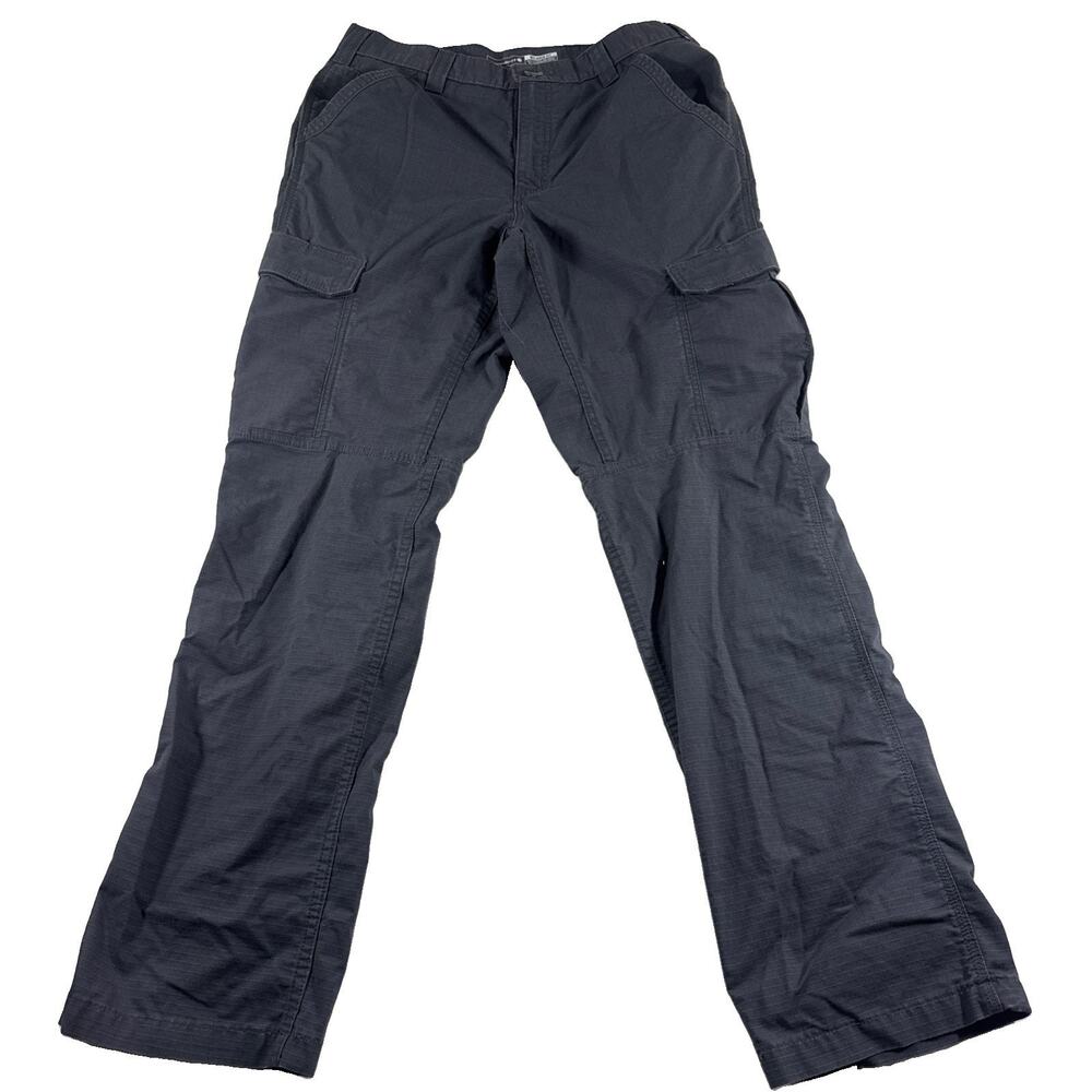 Carhartt Force Relaxed Fit BN4200-M Ripstop Cargo Work Pants Mens 33x34 Grey